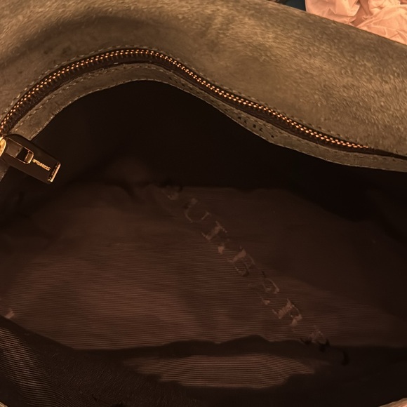 Burberry Brand new Medium Mildenhall clutch with strap Cadet Green crossbody - Picture 13 of 14